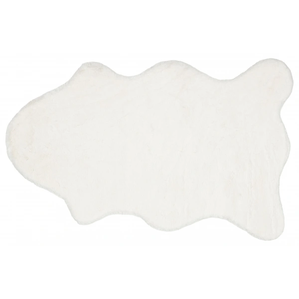 Apex Polo 8701 Krem Peluş Post Şekilli Halı