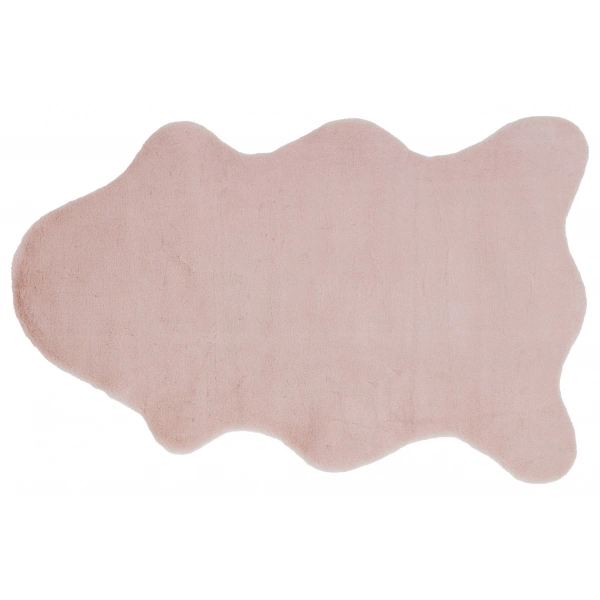 Apex Polo 8704 Pembe Peluş Post Şekilli Halı