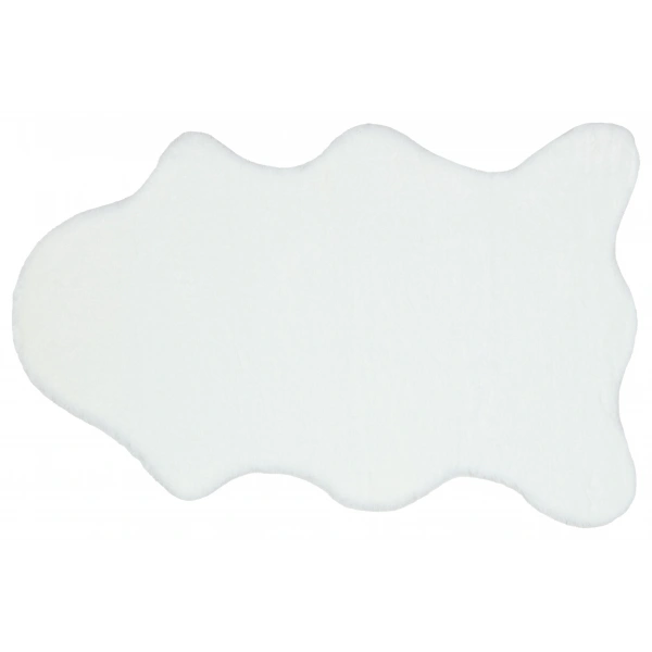 Apex Polo 8705 Beyaz Peluş Post Şekilli Halı