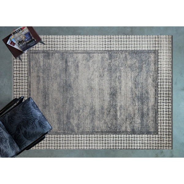 Hoom Rugs Apex Versay 8704 Gri Antrasit