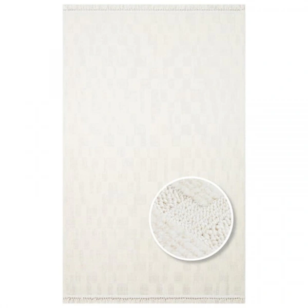 Eko Halı Joy 02 White Modern Makine Halısı