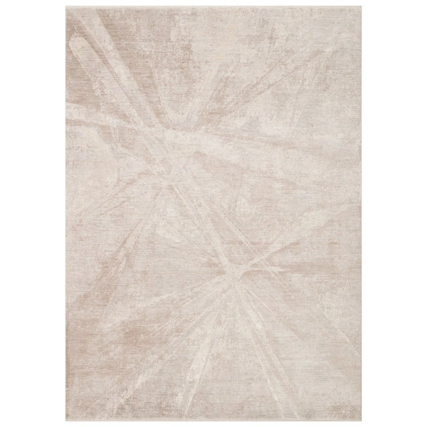 Eko Halı Mahal Mood 01 Grey Beige Polyester Akrilik Klasik Desenli Premium Salon Halısı