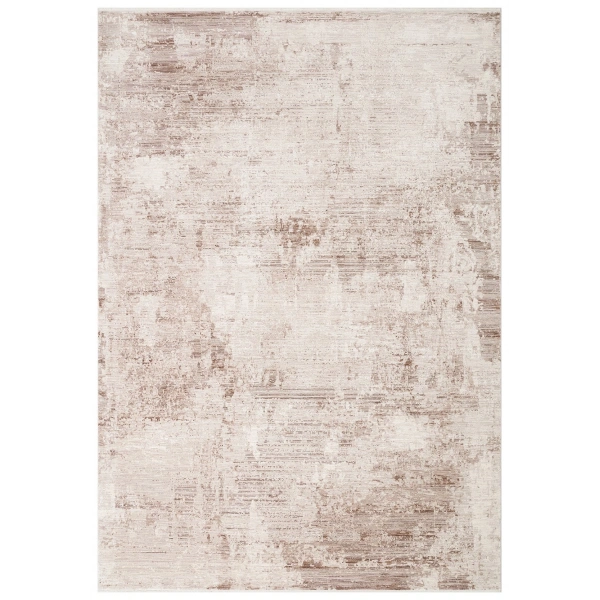Eko Halı Mahal Mood 06 Beige Polyester Akrilik Klasik Desenli Premium Salon Halısı
