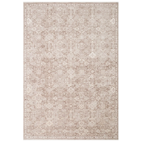Eko Halı Mahal Mood 07 Beige Polyester Akrilik Klasik Desenli Premium Salon Halısı