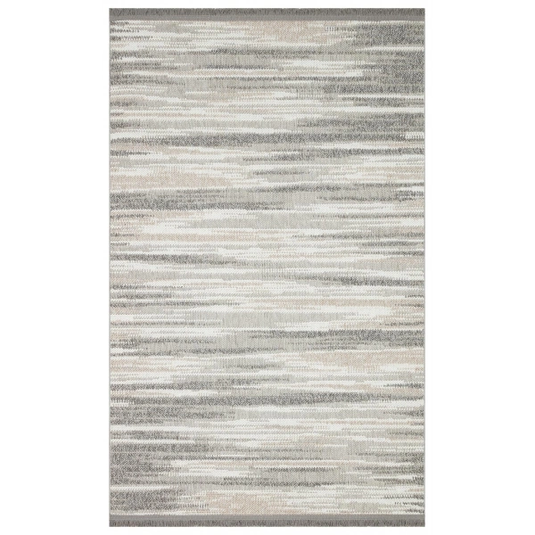 Eko Halı Motto MOT 01 Gri Beyaz İskandinav Halı