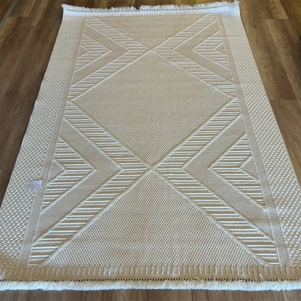 Eko Halı Motto MOT 06 Beyaz İskandinav Halı