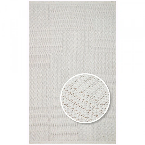 Eko Halı Motto MOT 11 White İskandinav Halı