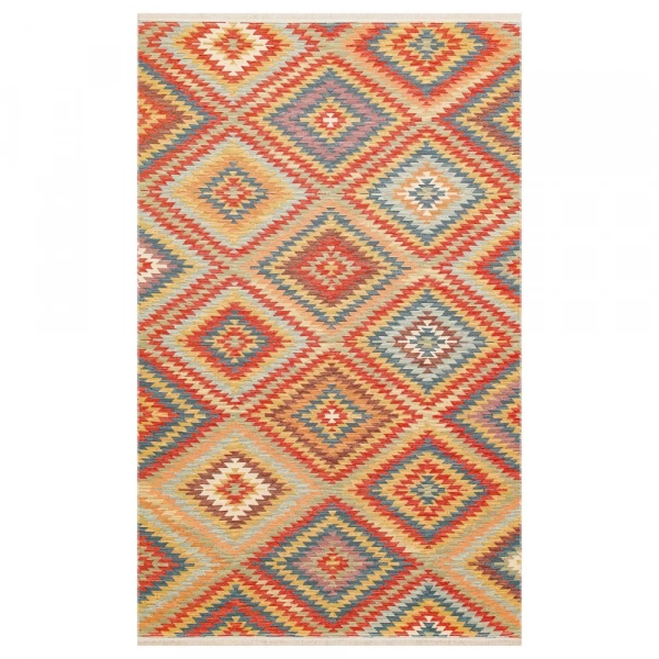 Eko Halı Nomad Kilim NMD 07 Terra Yıkanabilir Kilim