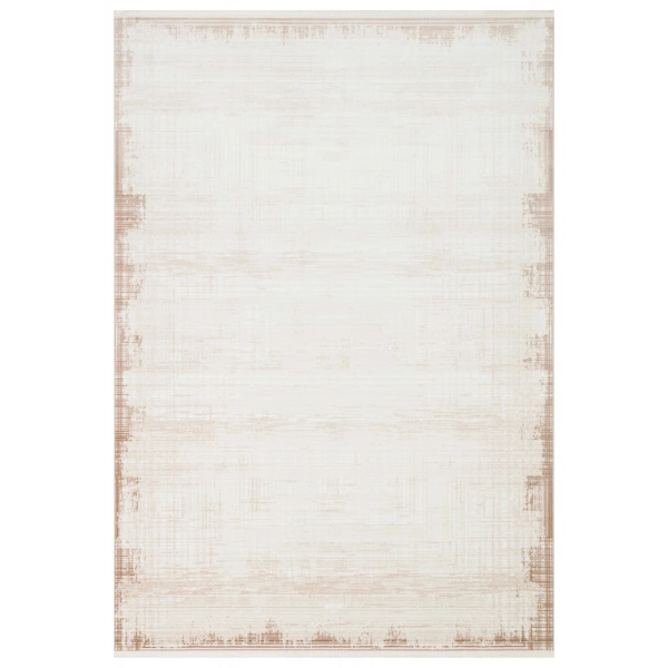 Eko Halı Pera 01 Beige Akrilik Yıkanabilir Kaymaz Tabanlı Modern Halı