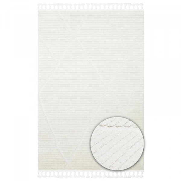 Eko Halı Terazzo TRZ 07 White İskandinav Halı