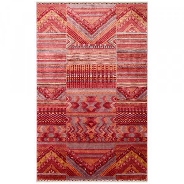 Eko Halı Zara ZR 18 Red Multy Modern Uşak Halısı