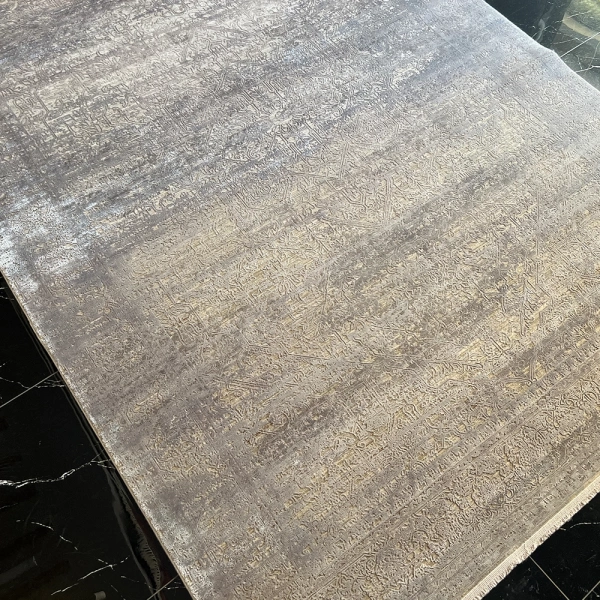 Elexus Halı Diamond 3848 Krem Gri Modern Salon Halısı