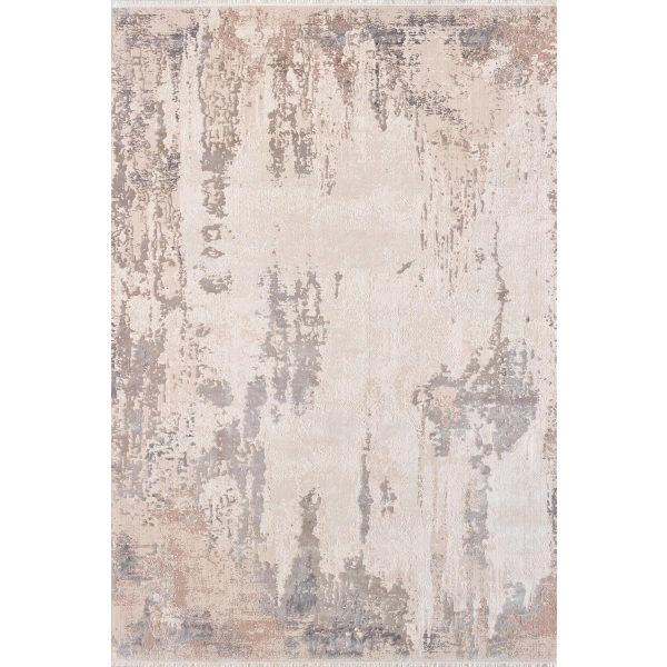 Elexus Halı Olimpos 1935 Krem Gri Modern Salon Halısı