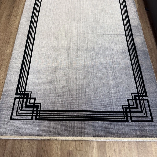 Hoom Rugs Ruby 3061 Koyu Gri  Akrilik & Viskon  Modern Salon Halısı