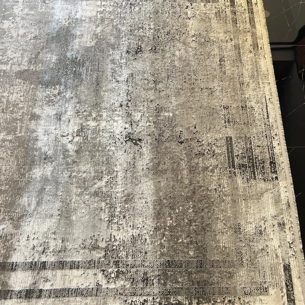 Elexus Halı Valesco 3941 Gri Antrasit Modern Salon Halısı