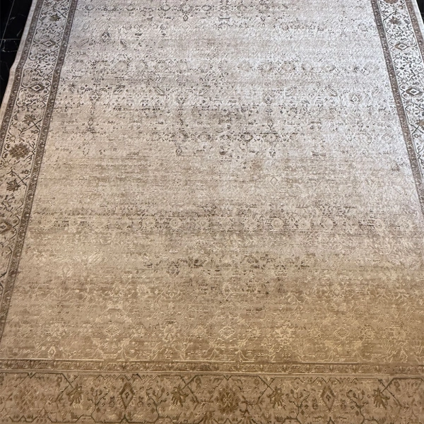 Hoom Rugs Woolly 4127 Krem Modern Salon Halısı