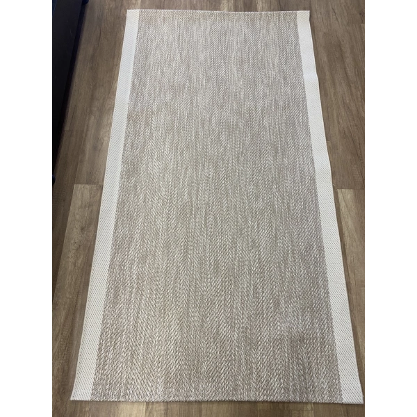Hoom Rugs 1147 Bej Krem Sisal Plus Jüt Halı
