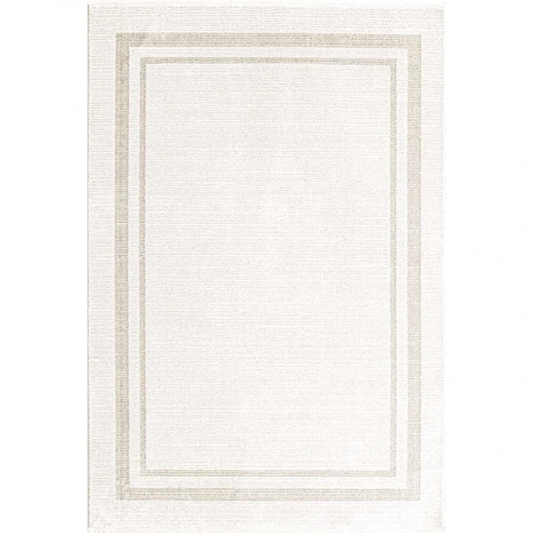 Hoom Rugs Akik 8602 Krem Modern Makine Halısı