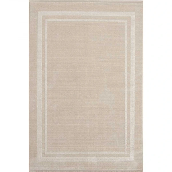 Hoom Rugs Akik 8604 Bej Modern Makine Halısı