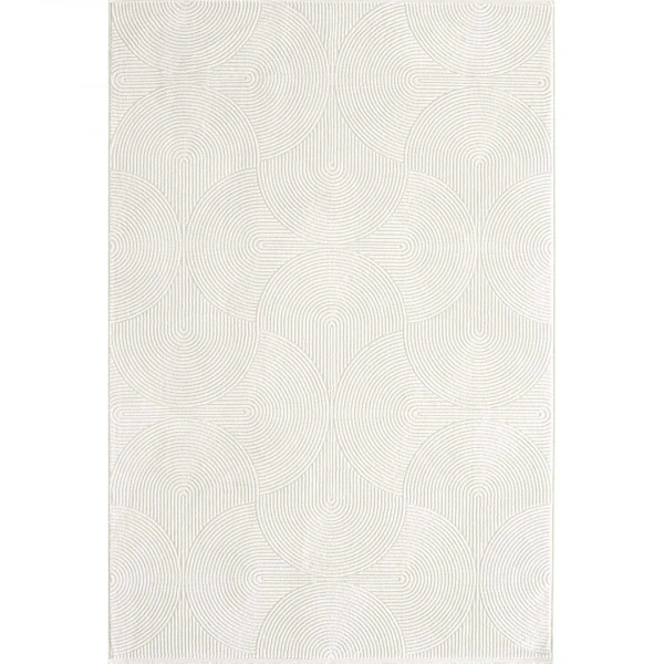 Hoom Rugs Akik 8612 Krem Modern Makine Halısı