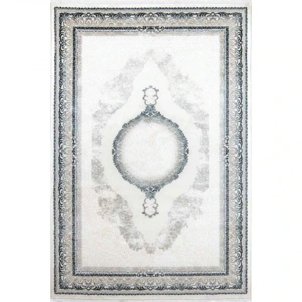 Hoom Rugs Akik 8621 Mavi Modern Makine Halısı