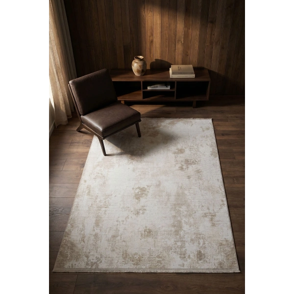 Hoom Rugs Bahar 3002 Bej Modern Akrilik Halı