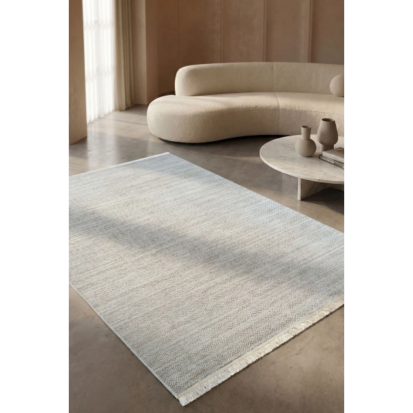 Hoom Rugs Bahar 3006 Bej Modern Akrilik Halı
