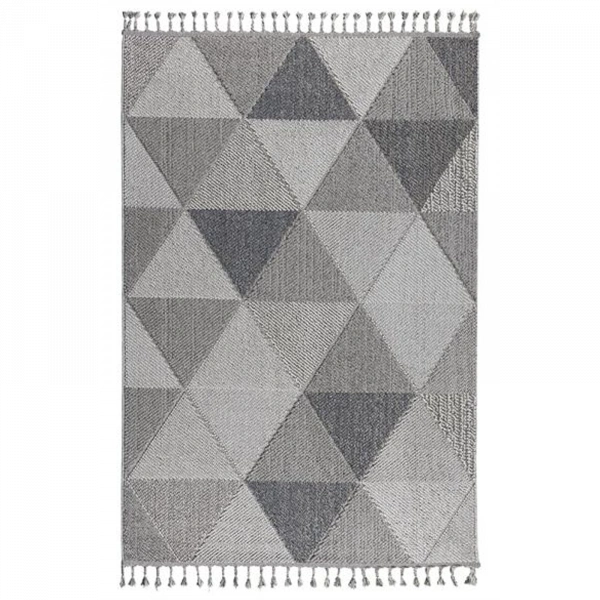 Hoom Rugs Bukle 1401 Gri İskandinav Halı