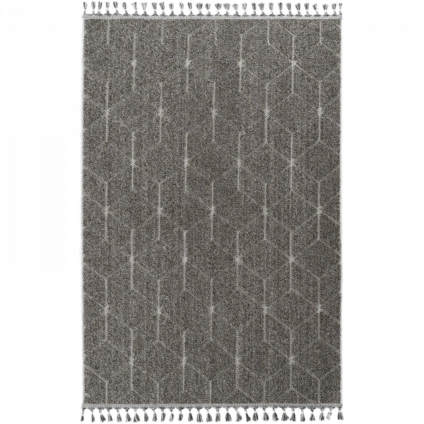 Hoom Rugs Bukle 1408 Gri İskandinav Halı