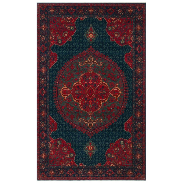 Hoom Rugs Cadis KDM 03 Navy El Emeği Yüksek Kara Tezgah Halısı