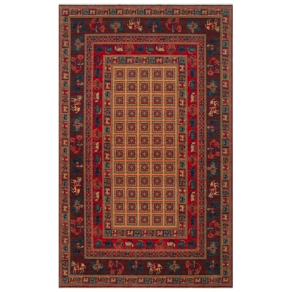 Hoom Rugs Cadis KDM 08 Violet El Emeği Yüksek Kara Tezgah Halısı