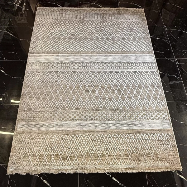 Hoom Rugs Exclusive Aura 8499 Silver Blue Özel Salon Halısı