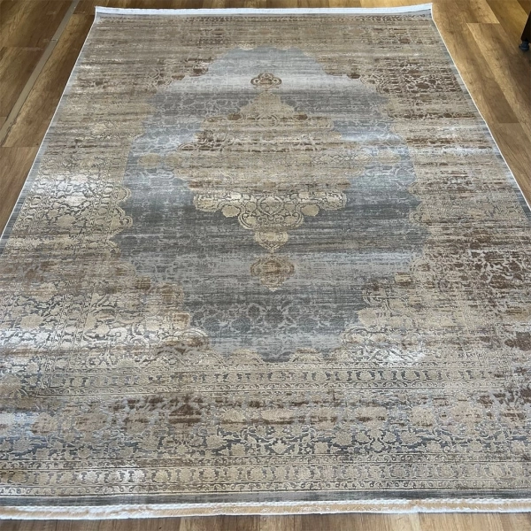 Hoom Rugs Exclusive Miami 62110/970 Vizon Antrasit Klasik Salon Halısı