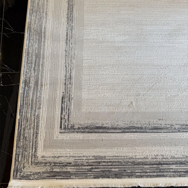 Hoom Rugs Galista 203 Gri Antrasit Modern Yün Tuşeli Akrilik Halı