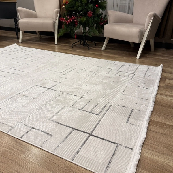 Hoom Rugs Galista 205 Gri Antrasit Modern Halı