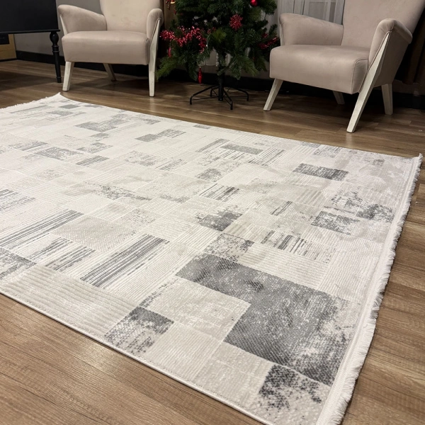 Hoom Rugs Galista 218 Gri Antrasit Modern Halı