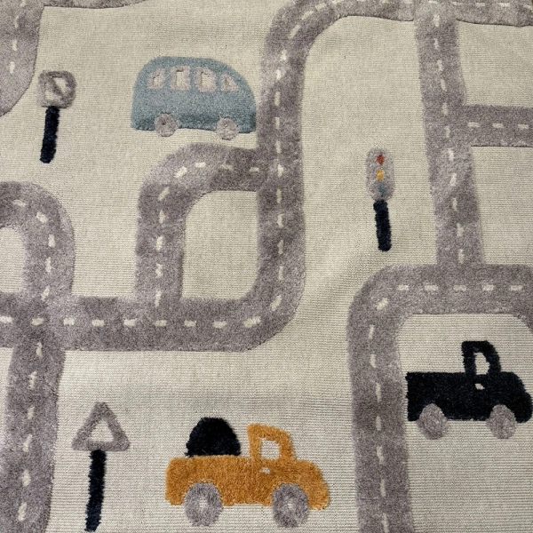 Hoom Rugs Kids Araba Desenli Çocuk Halısı