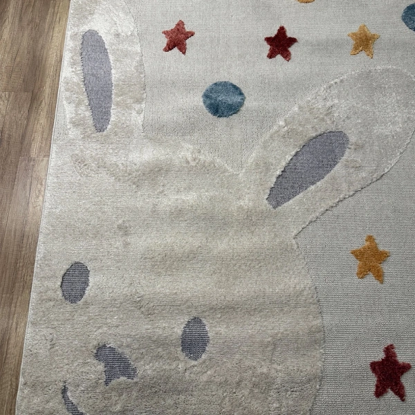 Hoom Rugs Kids Tavşan Desenli Çocuk Halısı