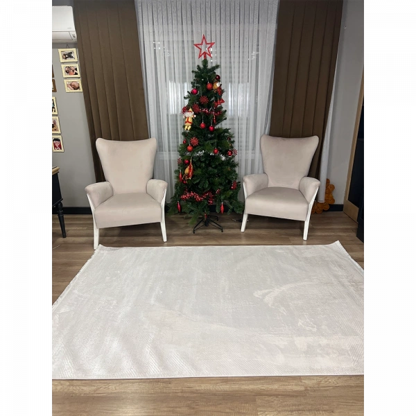 Hoom Rugs London 9004 Beyaz Modern Halı