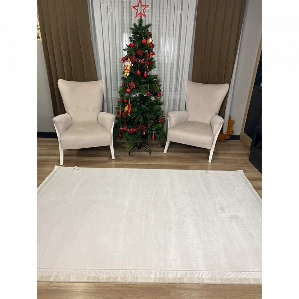 Hoom Rugs Nita 1204 Krem Modern Makina Halısı