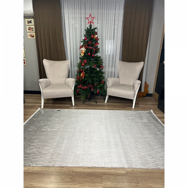 Hoom Rugs Nita 1205 Gri Modern Makina Halısı