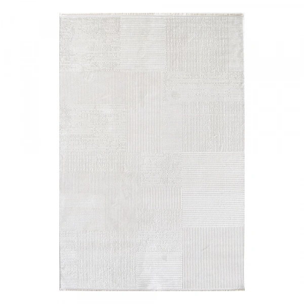 Hoom Rugs Norm 6223 Beyaz Modern Salon Halısı