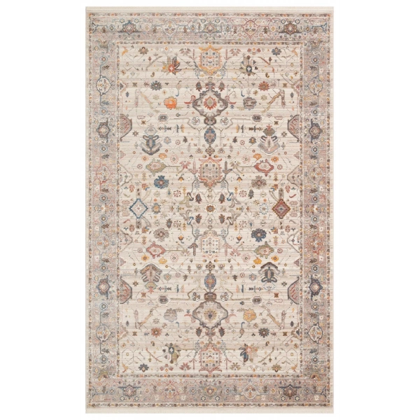 Hoom Rugs Petra 01 Krem Gri Makine Halısı