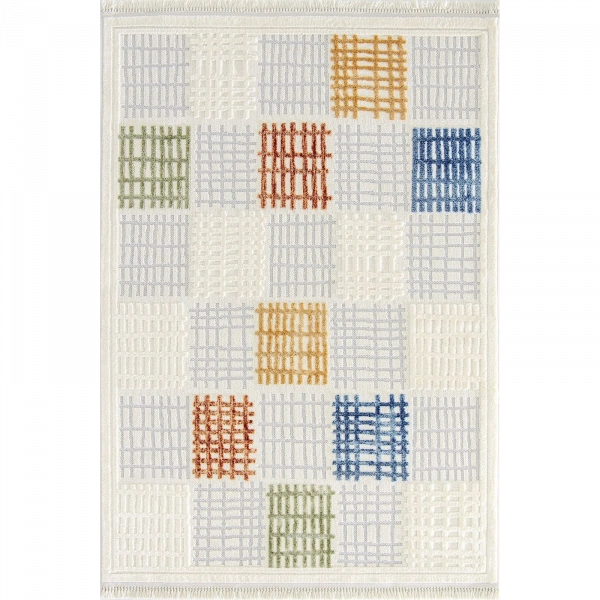 Hoom Rugs Polo 7808 Multi İskandinav Halı