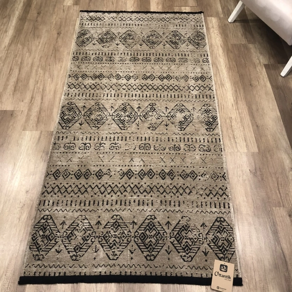 Hoom Rugs Prestij Eko 354 Bej Dekoratif Yıkanabilir Kilim