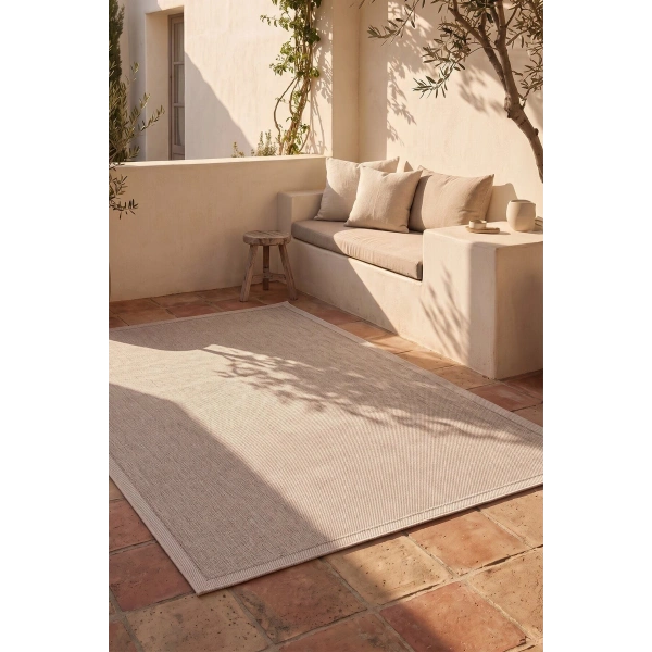 Hoom Rugs Siena 3702 Bej Sade Modern Sisal Halı