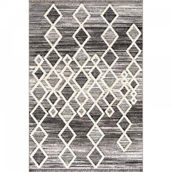 Hoom Rugs Step 2206 Gri İskandinav Halı