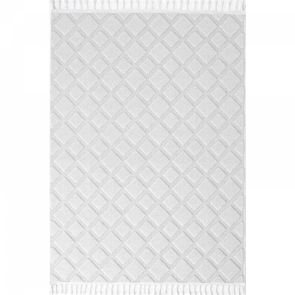 Hoom Rugs Togo 7507 Beyaz İskandinav Halı