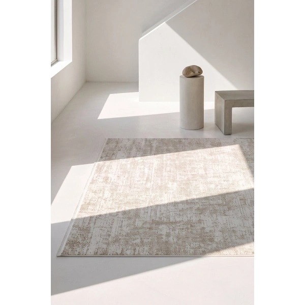 Hoom Rugs Vizyon 3502 Bej Modern Akrilik Halı