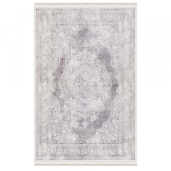 İpek Mekik Halı Blossom 13637 Gri Salon Halısı